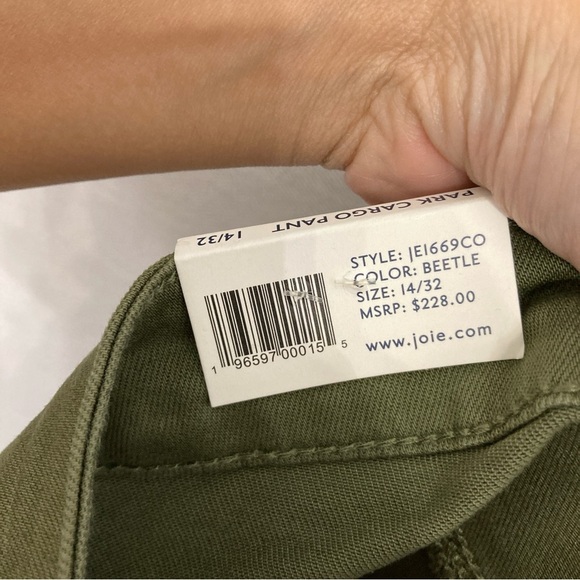 Joie Olive Green Cargo Pants - Picture 3 of 13